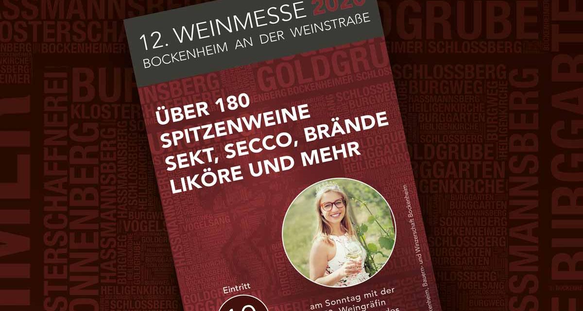 Die 12. Bockenheimer Weinmesse 2020 wird abgesagt!